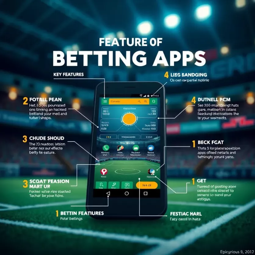 An infographic highlighting key features and functionalities of betting platforms.