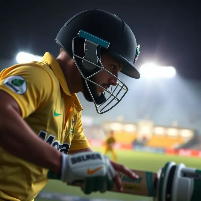 Analysis of a cricket match