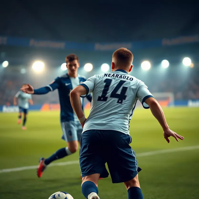 Tapatio football tactics during a match
