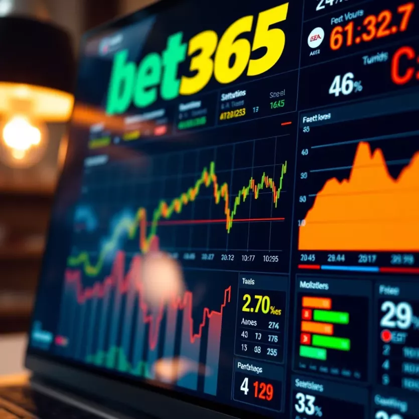 Data analytics dashboard showcasing betting statistics