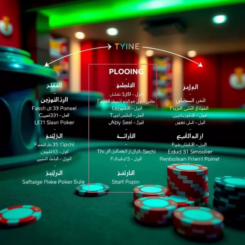 A detailed graphic showcasing different poker game formats