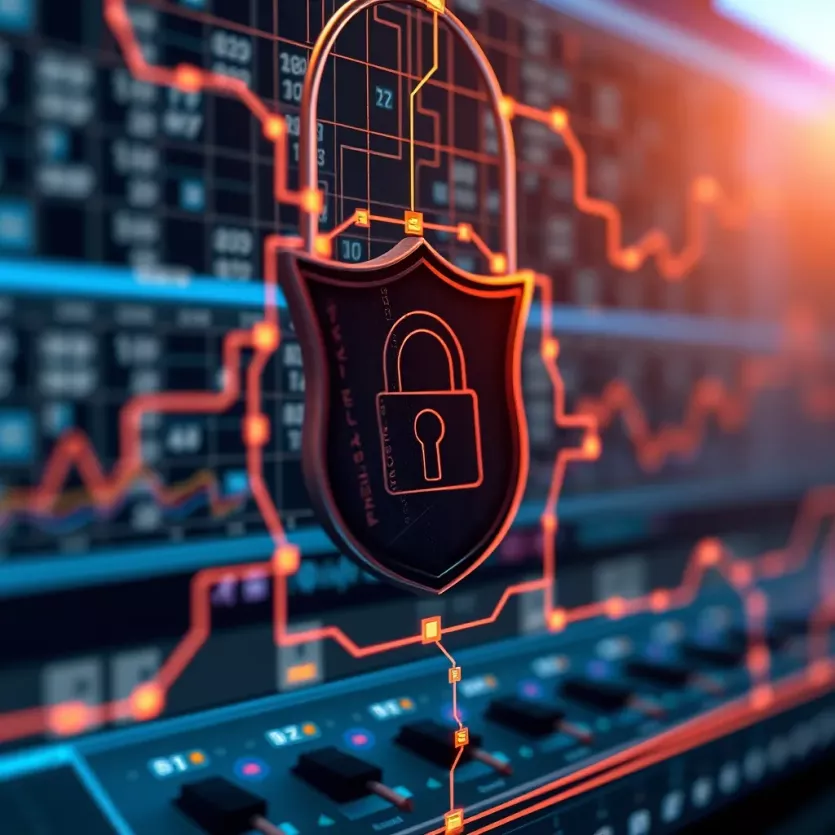 A secure digital transaction symbolizing online safety