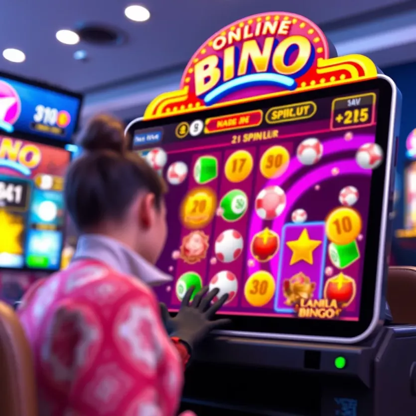 A vibrant online bingo game interface showcasing dynamic gameplay.