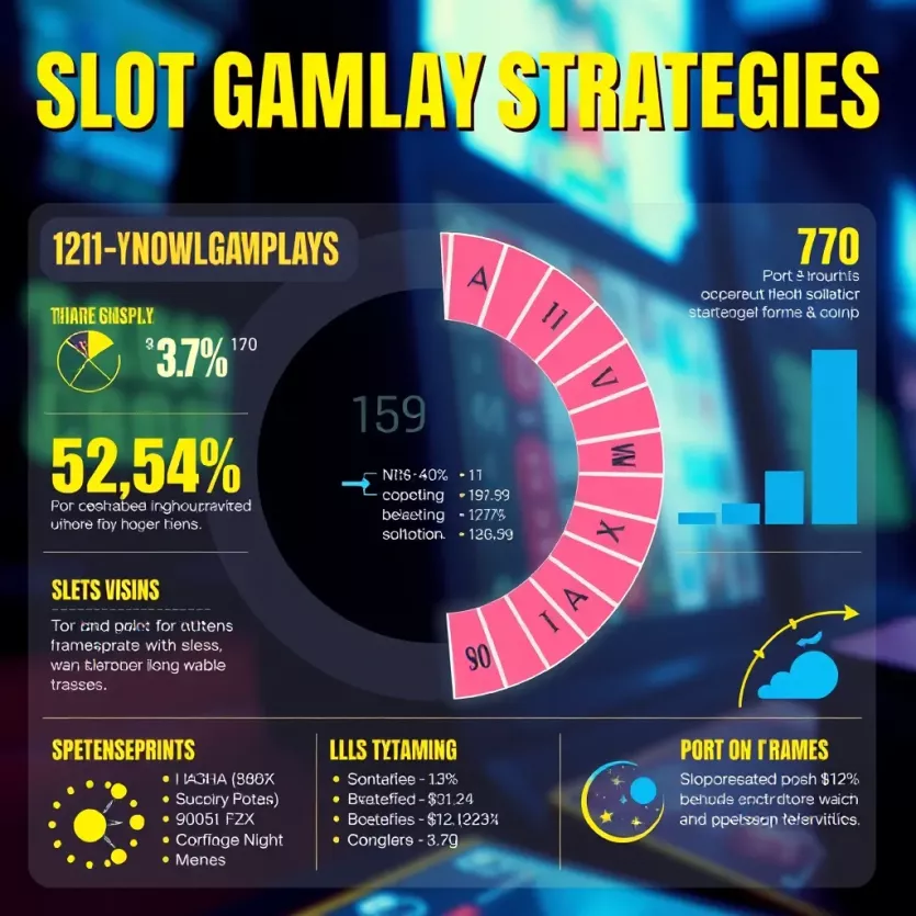 An engaging infographic highlighting key statistics and strategies for slot gameplay.