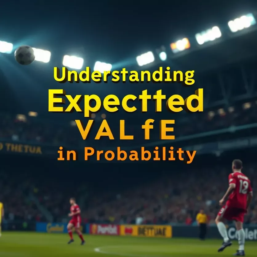Conceptual illustration of expected value in probability
