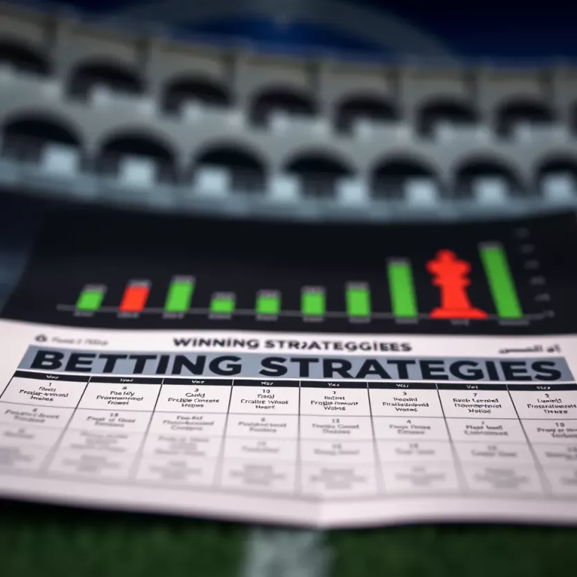 A strategic betting chart highlighting winning strategies