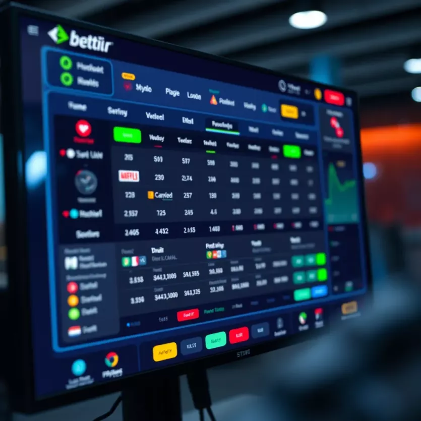 Visual representation of a legal betting platform interface
