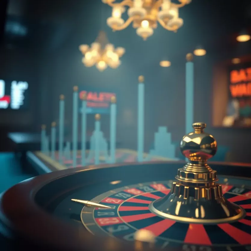 Statistical representation of betting trends and outcomes in online roulette
