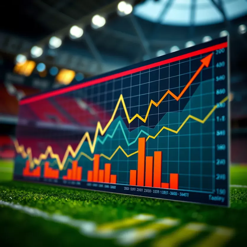 Graph showing statistical analysis
