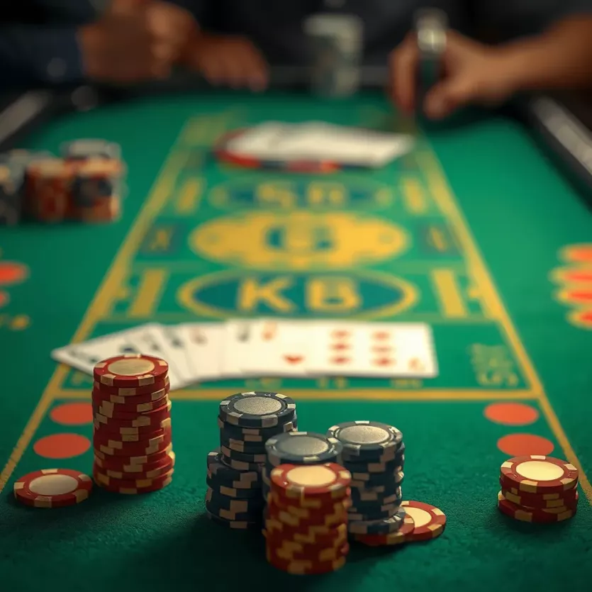 Conceptual representation of online blackjack strategy