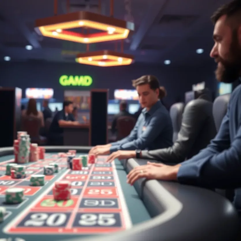 A visual representation of risk management techniques in gaming environments.