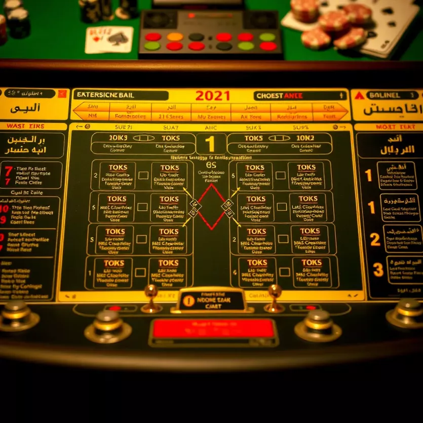 An intricate strategy chart for mastering online blackjack gameplay.