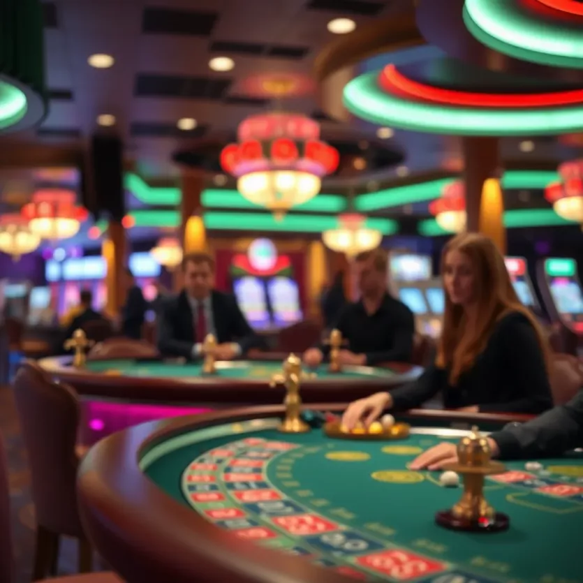 User experience in live casino environment