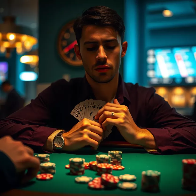 A conceptual representation of the psychological aspects involved in gambling.