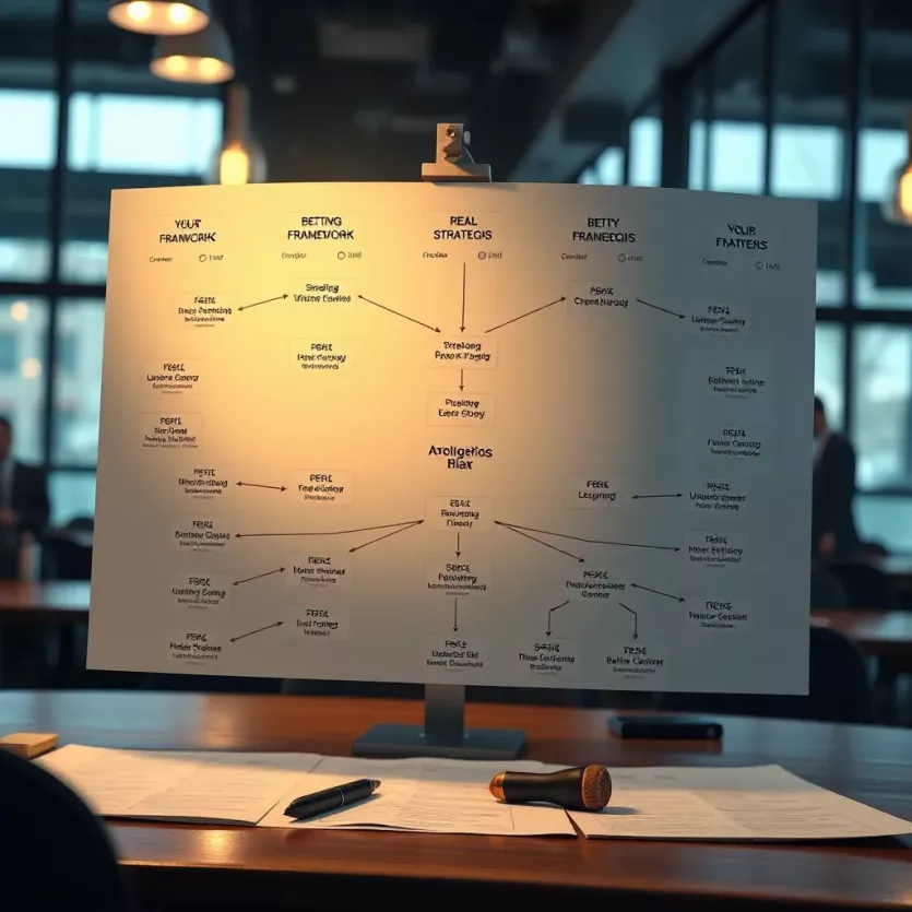 A strategic mind map illustrating betting strategies