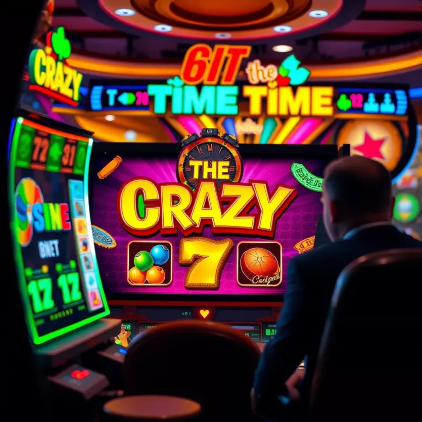 A captivating depiction of the Crazy Time game interface showcasing vibrant colors and engaging elements.