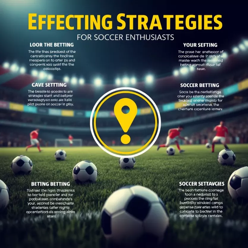 Infographic showcasing betting strategies for soccer