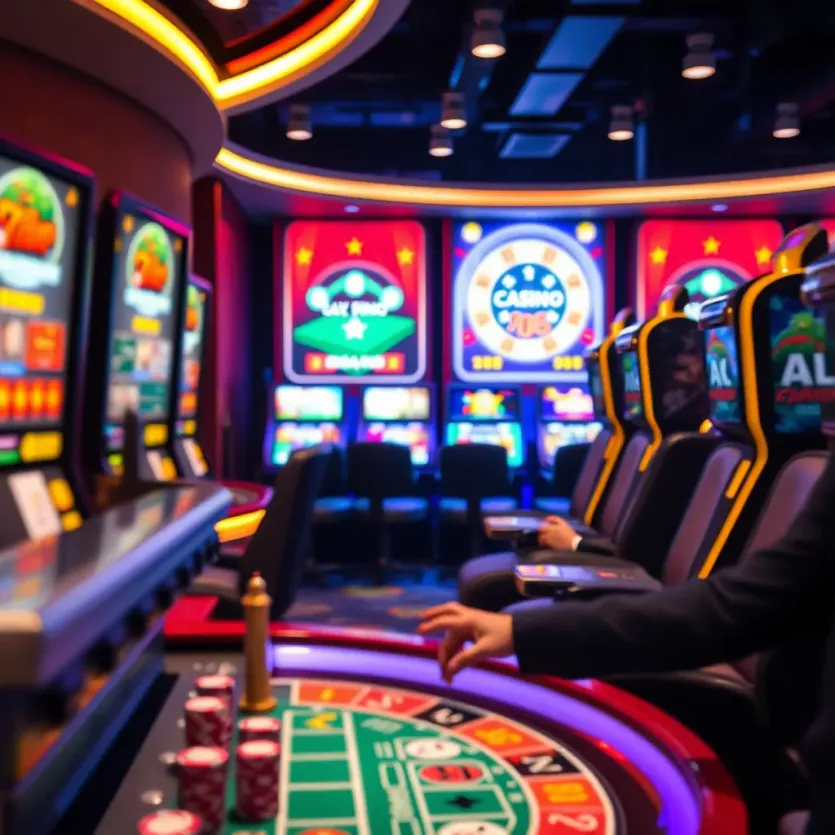 A close-up of diverse gaming options available at One Casino