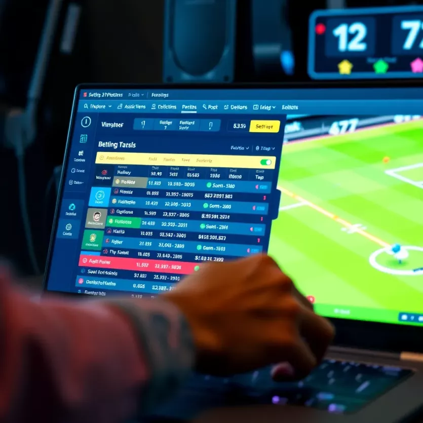 A user-friendly interface of a golf betting platform