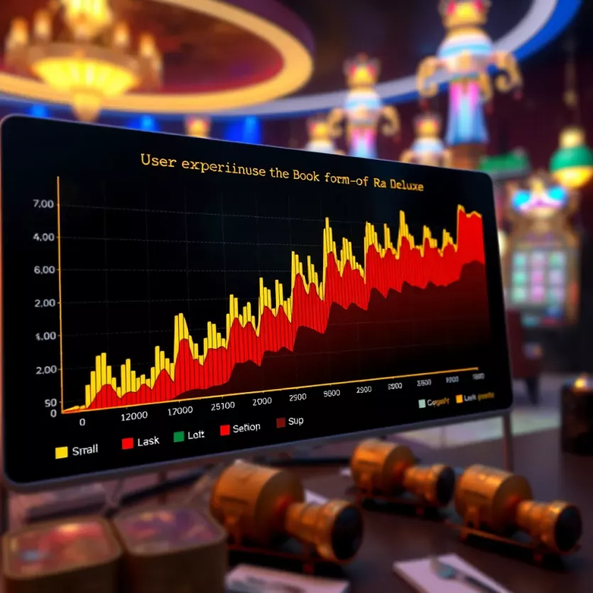 Graph illustrating user experience metrics for Book of Ra Deluxe