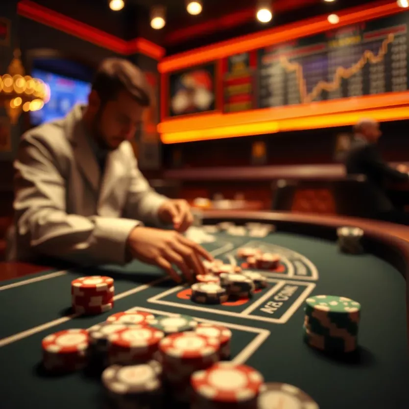 Analysis of blackjack gameplay statistics